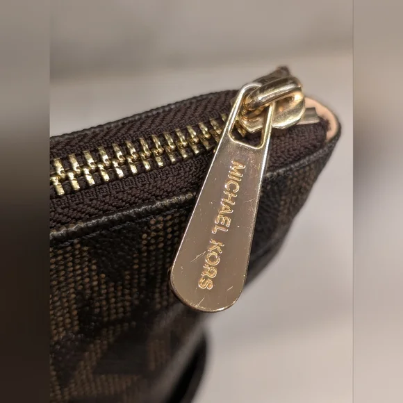 Michael Kors Tote Bag - EUC - Brown/Tan 12x11 Inches - Picture 7 of 12